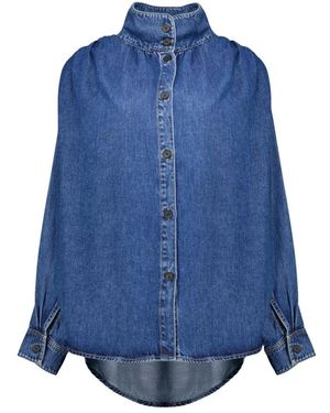 IRO Overhemden ,Blauw ,Denim Julie Denim Blouse