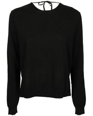 Aspesi Round-Neck Knitwear - Noir