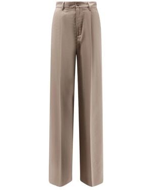 Hevò Wide Trousers - Natural