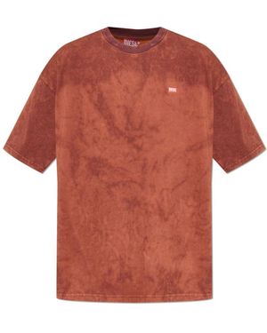 DIESEL T-Shirts - Orange