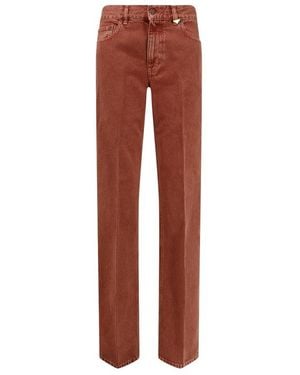 Chloé Straight Jeans - Marrón