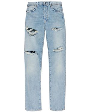 Acne Studios Jeans ,Blauw ,Katoen 1996 Jeans Met Vintage-Effect