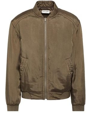 Saint Laurent Bomber Jackets - Green