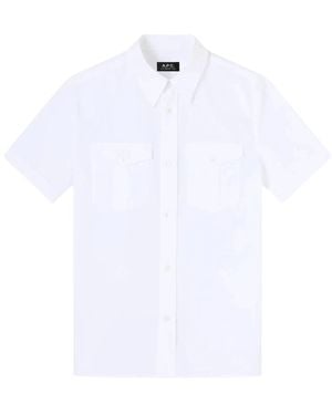 A.P.C. Overhemden ,Wit ,Milesa Shirt