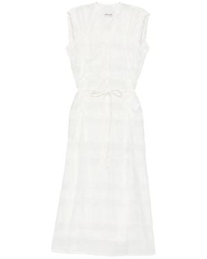 Low Classic Midi Dresses - Bianco