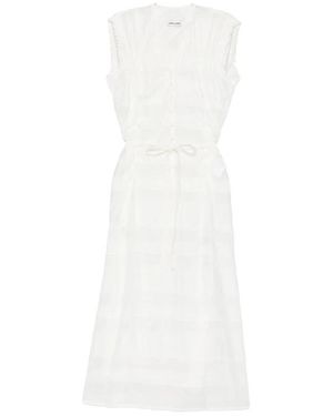 Low Classic Midi Dresses - Blanco