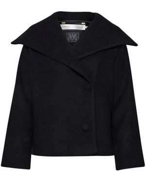 Inwear Double-Breasted Coats - Black