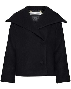 Inwear Double-Breasted Coats - Zwart