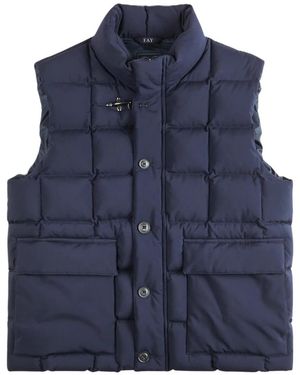 Fay Jassen ,Blauw ,Katoen Nieuw Donsjack