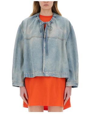 MSGM Denim Jackets - Azul