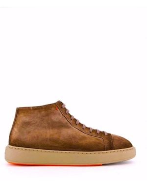 Santoni Trainers - Brown
