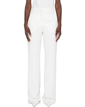 Max Mara Broeken ,Wit ,Wijde Broek