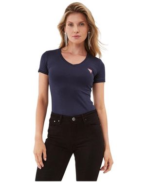 Guess Tops ,Blauw ,Katoen T-Shirts