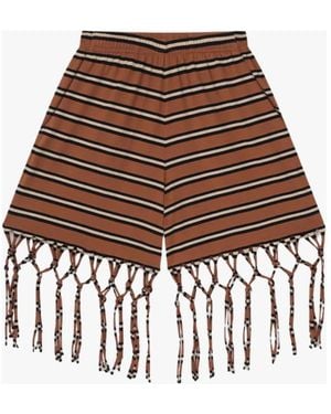 Nanushka Casual Shorts - Marrón