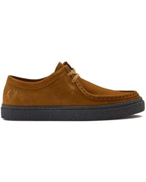 Fred Perry Lace-Up Boots - Brown