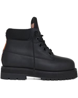 PDF Lace-Up Boots - Nero