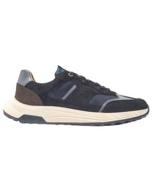 Ambitious Schoenen ,Blauw ,Leer Hall Casual Sneaker