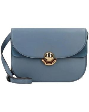 Furla Tassen ,Blauw ,Denim Denim Tassen Collectie