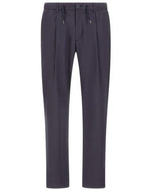 Herno Slim-Fit Trousers - Blue