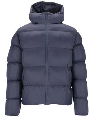 Arte' Kapuzen-Pufferjacke - Blau