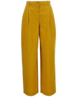 Casey Casey Wide Trousers - Jaune