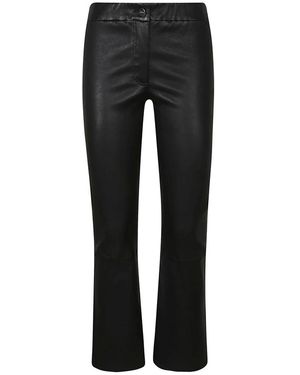 Arma Leather Trousers - Black