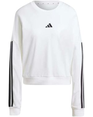 adidas Fitness ,Wit ,Katoen W 3S Ft Swt Sweatshirt