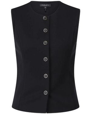 Rag & Bone Vests - Bleu