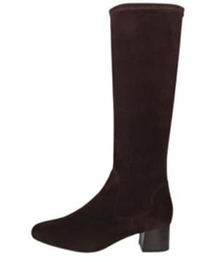 Peter Kaiser Schoenen ,Bruin ,Leer 75525 Leren Stretchlaars - Zwart
