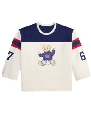 Polo Ralph Lauren Long Sleeve T-Shirts - Blue