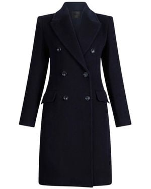 Liu Jo Double-Breasted Coats - Black