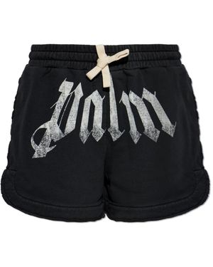 Palm Angels Short Shorts - Negro