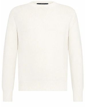 Herno Round-Neck Knitwear - Bianco
