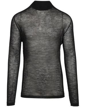 Rick Owens Cashmere Knitwear - Black