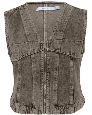 Gestuz Vests - Grigio