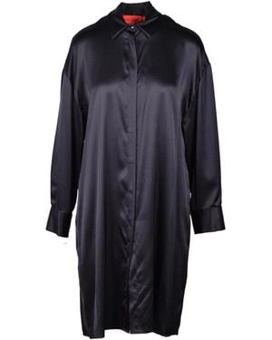 Wild Cashmere Shirt Dresses - Blue
