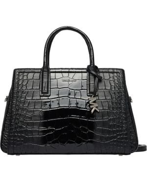 Michael Kors Laila Medium Ledertasche - Schwarz