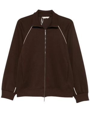 Max Mara Hoodies & Sweatvesten ,Bruin ,Mmllembo Jersey Jas