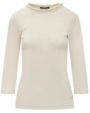 Fabiana Filippi Round-Neck Knitwear - Bianco