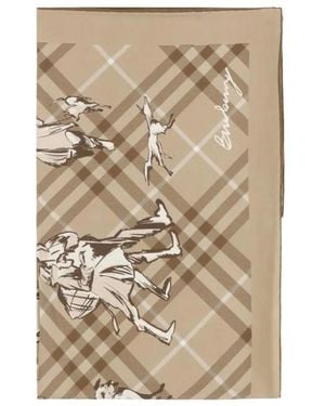 Burberry Silky Scarves - Neutre
