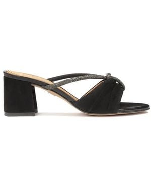 Kazar Heeled Mules - Negro