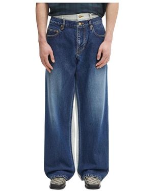 Ambush Loose-Fit Jeans - Azul