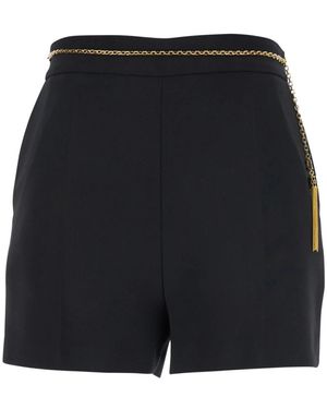 Elisabetta Franchi Schwarze Shorts Für Frauen