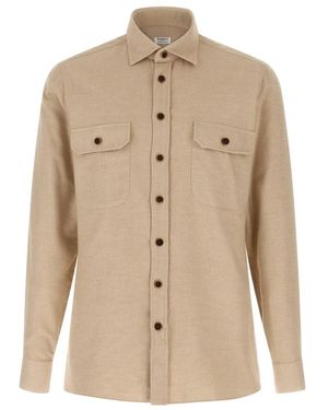 Borriello Casual Shirts - Natural
