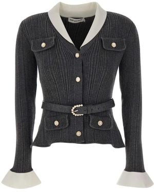 Self-Portrait Cardigans - Zwart