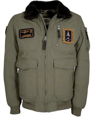 Aeronautica Militare Bomber Jackets - Green