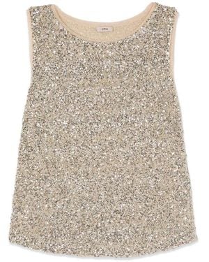 Oltre Sleeveless Tops - Neutre