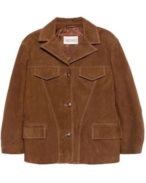 Siedres Leather Jackets - Brown