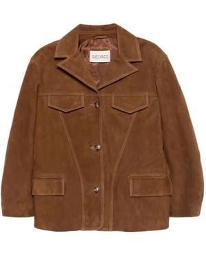 Siedres Leather Jackets - Brown