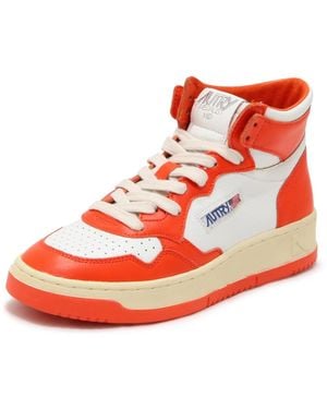 Autry Medalist Mid Schuhe - Rot